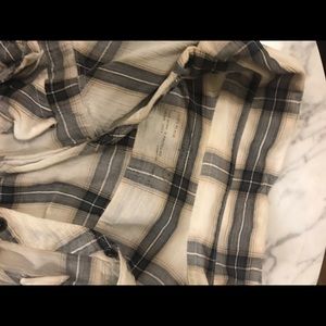 All saints fitted long sleeve flannel